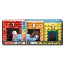 Melissa & Doug Nesting and Sorting Garages & Cars