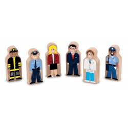 Melissa & Doug Wooden People at work set