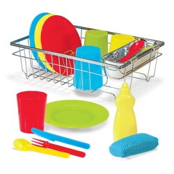 Melissa & Doug Wash and Dry dish Set